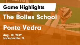 The Bolles School vs Ponte Vedra Game Highlights - Aug. 18, 2019
