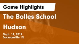 The Bolles School vs Hudson  Game Highlights - Sept. 14, 2019
