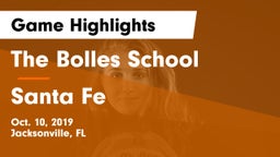 The Bolles School vs Santa Fe Game Highlights - Oct. 10, 2019