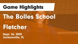 The Bolles School vs Fletcher Game Highlights - Sept. 26, 2020