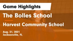 The Bolles School vs Harvest Community School Game Highlights - Aug. 31, 2021
