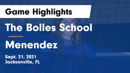 The Bolles School vs Menendez  Game Highlights - Sept. 21, 2021