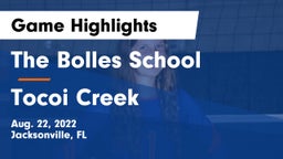 The Bolles School vs Tocoi Creek  Game Highlights - Aug. 22, 2022
