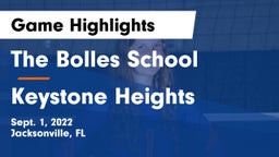 The Bolles School vs Keystone Heights  Game Highlights - Sept. 1, 2022
