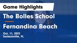 The Bolles School vs Fernandina Beach  Game Highlights - Oct. 11, 2022
