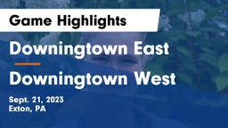 Downingtown East  vs Downingtown West  Game Highlights - Sept. 21, 2023