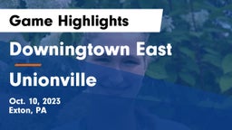 Downingtown East  vs Unionville  Game Highlights - Oct. 10, 2023