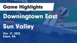 Downingtown East  vs Sun Valley  Game Highlights - Oct. 17, 2023