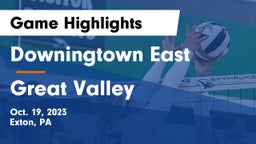 Downingtown East  vs Great Valley  Game Highlights - Oct. 19, 2023