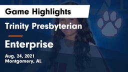 Trinity Presbyterian  vs Enterprise  Game Highlights - Aug. 24, 2021