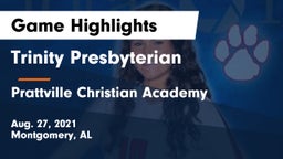 Trinity Presbyterian  vs Prattville Christian Academy  Game Highlights - Aug. 27, 2021