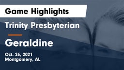 Trinity Presbyterian  vs Geraldine  Game Highlights - Oct. 26, 2021