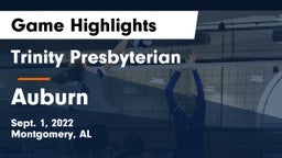 Trinity Presbyterian  vs Auburn Game Highlights - Sept. 1, 2022
