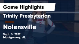 Trinity Presbyterian  vs Nolensville  Game Highlights - Sept. 3, 2022