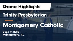Trinity Presbyterian  vs Montgomery Catholic  Game Highlights - Sept. 8, 2022