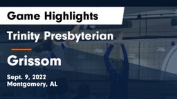 Trinity Presbyterian  vs Grissom  Game Highlights - Sept. 9, 2022