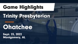 Trinity Presbyterian  vs Ohatchee Game Highlights - Sept. 23, 2022