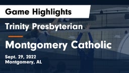 Trinity Presbyterian  vs Montgomery Catholic  Game Highlights - Sept. 29, 2022