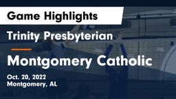 Trinity Presbyterian  vs Montgomery Catholic  Game Highlights - Oct. 20, 2022