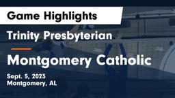Trinity Presbyterian  vs Montgomery Catholic  Game Highlights - Sept. 5, 2023