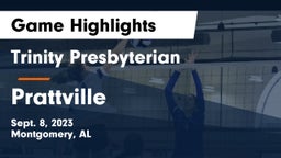 Trinity Presbyterian  vs Prattville  Game Highlights - Sept. 8, 2023