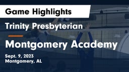 Trinity Presbyterian  vs Montgomery Academy  Game Highlights - Sept. 9, 2023