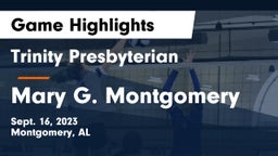 Trinity Presbyterian  vs Mary G. Montgomery  Game Highlights - Sept. 16, 2023