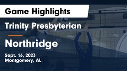 Trinity Presbyterian  vs Northridge  Game Highlights - Sept. 16, 2023