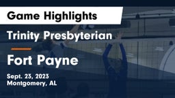 Trinity Presbyterian  vs Fort Payne  Game Highlights - Sept. 23, 2023