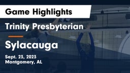 Trinity Presbyterian  vs Sylacauga   Game Highlights - Sept. 23, 2023