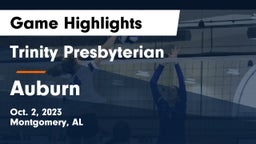 Trinity Presbyterian  vs Auburn  Game Highlights - Oct. 2, 2023