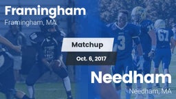 Matchup: Framingham High vs. Needham  2017