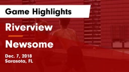 Riverview  vs Newsome  Game Highlights - Dec. 7, 2018