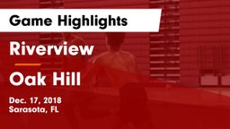 Riverview  vs Oak Hill Game Highlights - Dec. 17, 2018