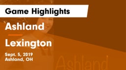 Ashland  vs Lexington  Game Highlights - Sept. 5, 2019