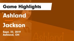 Ashland  vs Jackson  Game Highlights - Sept. 22, 2019