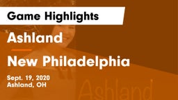 Ashland  vs New Philadelphia  Game Highlights - Sept. 19, 2020