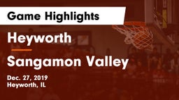 Heyworth  vs Sangamon Valley  Game Highlights - Dec. 27, 2019