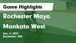 Rochester Mayo  vs Mankato West  Game Highlights - Jan. 4, 2022
