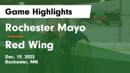 Rochester Mayo  vs Red Wing  Game Highlights - Dec. 19, 2023