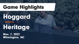 Hoggard  vs Heritage  Game Highlights - Nov. 7, 2022