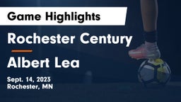 Rochester Century  vs Albert Lea  Game Highlights - Sept. 14, 2023