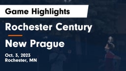 Rochester Century  vs New Prague  Game Highlights - Oct. 3, 2023