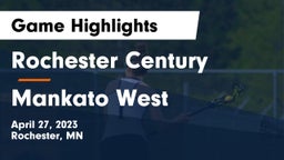 Rochester Century  vs Mankato West  Game Highlights - April 27, 2023