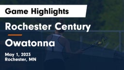 Rochester Century  vs Owatonna  Game Highlights - May 1, 2023