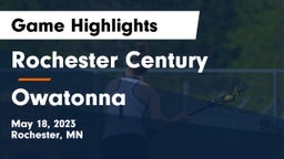 Rochester Century  vs Owatonna  Game Highlights - May 18, 2023