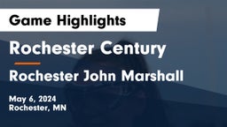 Rochester Century  vs Rochester John Marshall  Game Highlights - May 6, 2024