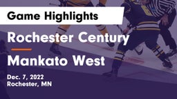 Rochester Century  vs Mankato West  Game Highlights - Dec. 7, 2022