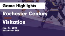 Rochester Century  vs Visitation  Game Highlights - Jan. 14, 2023