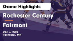 Rochester Century  vs Fairmont  Game Highlights - Dec. 6, 2023